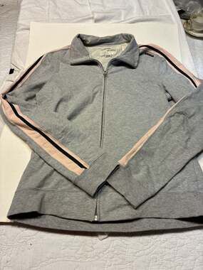 Energie Jean'session Full-Zip Track Jacket with Striped Sleeves